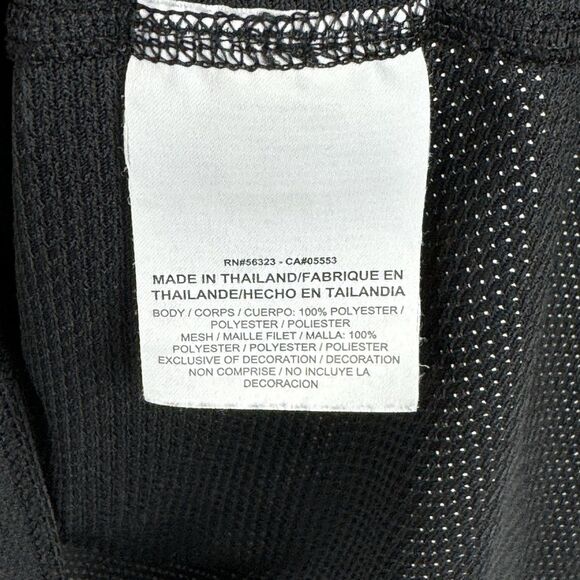 Nike Dri-fit Short Sleeve Running Shirt Men’s Size Large Black Lightweigt - Picture 4 of 7